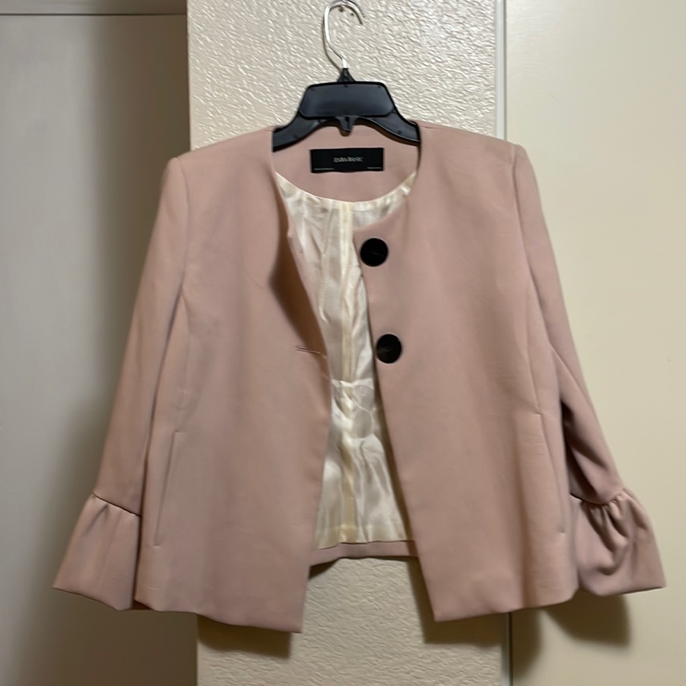 Zara pink blazer